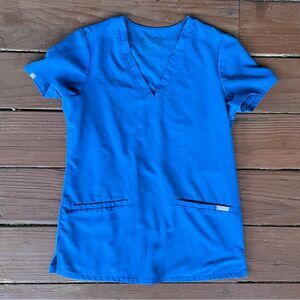 FIGS Casma Royal Blue Top XXS